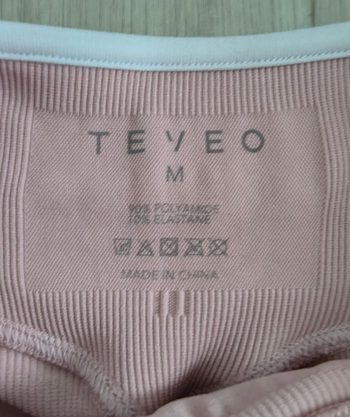Legging Teveo Contrastline Sculpt Scrunch Léo Rose - photo numéro 7