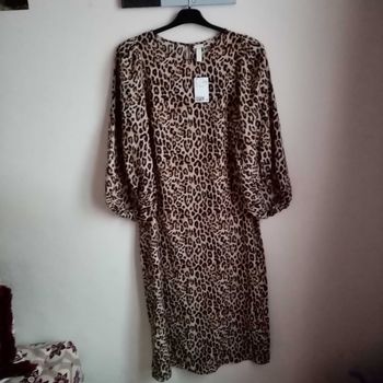 Robe longue motif léopard femme 🐆