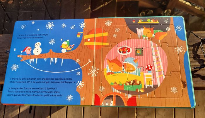 Livre 5 puzzles 🐿 Pouic fait ses provisions 🐿 - photo numéro 7