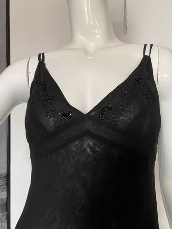 Nuisette doublée poitrine à détail bretelles à nouer