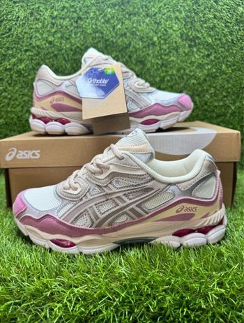 Baskets ASICS femme – Taille 36– Blanc & Rose – Confort Ortholite