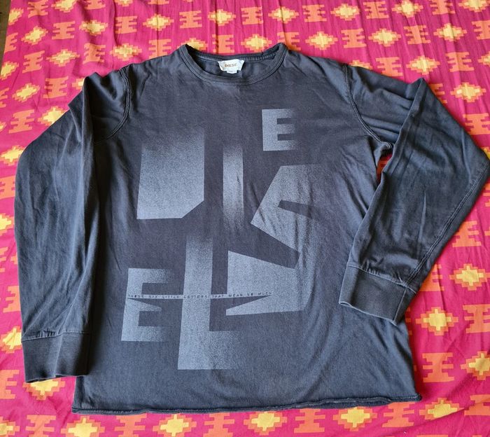 T-shirt manches longues Diesel - photo numéro 3