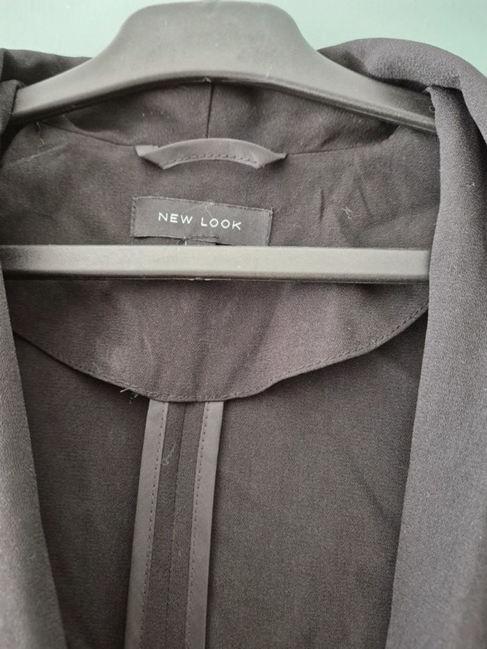 Blazer fluide noir, taille 38, marque New look - photo numéro 4
