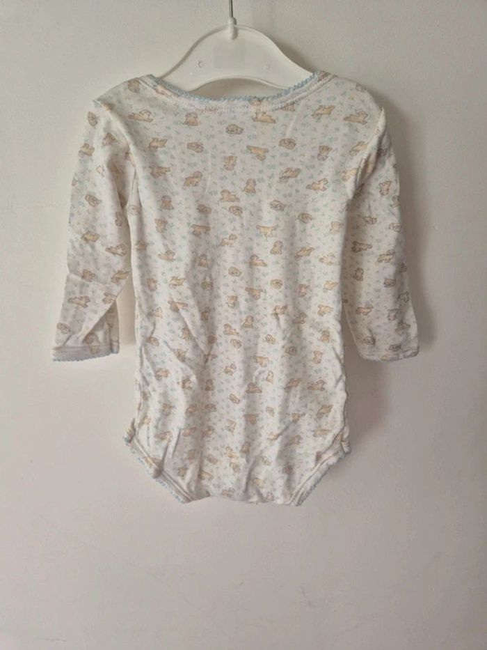 Body manches longues Petit Bateau 6 mois - 67 cm - photo numéro 5