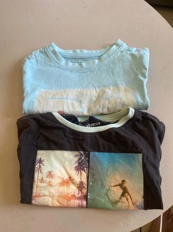 Lot de 2 tee shirt garçon