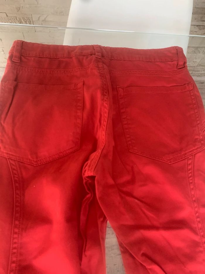 Pantalon rouge taille 27 one step - photo numéro 3