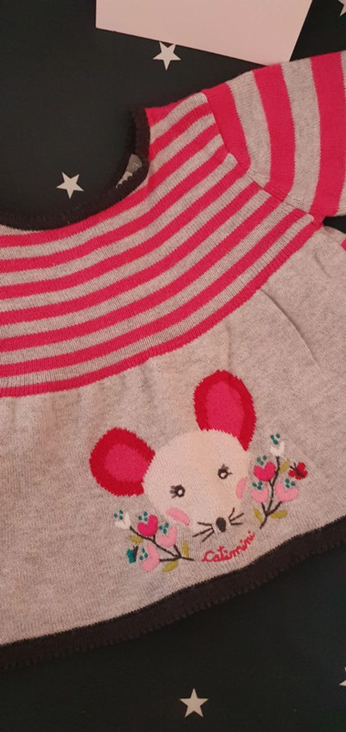 Gilet pull Catimini taille 3 mois en très bon état - photo numéro 2