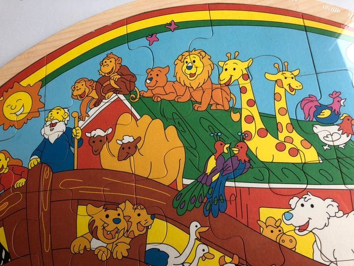 Grand puzzle en bois arche de Noé - photo numéro 2