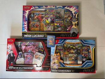 Carte Pokemon lot de 3 coffrets neuf scellé 