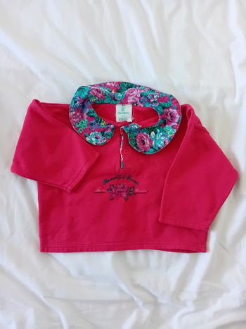 Sweat vintage fille 12 mois