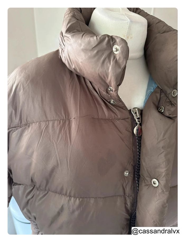 Doudoune Moncler marron - photo numéro 3