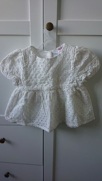 Tunique broderie anglaise Zara