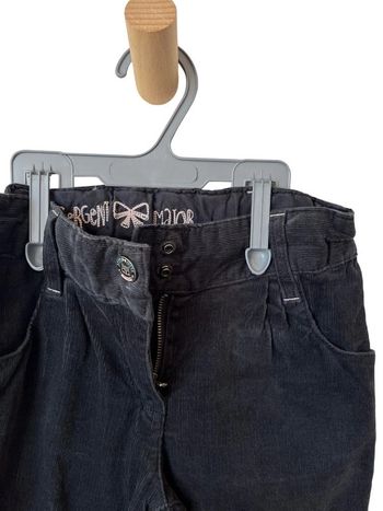 Pantalon en velours côtelé gris foncé - Sergent Major 8 ans (128cm)