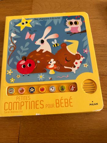 Petites comptines pour bébé. Livre sonore