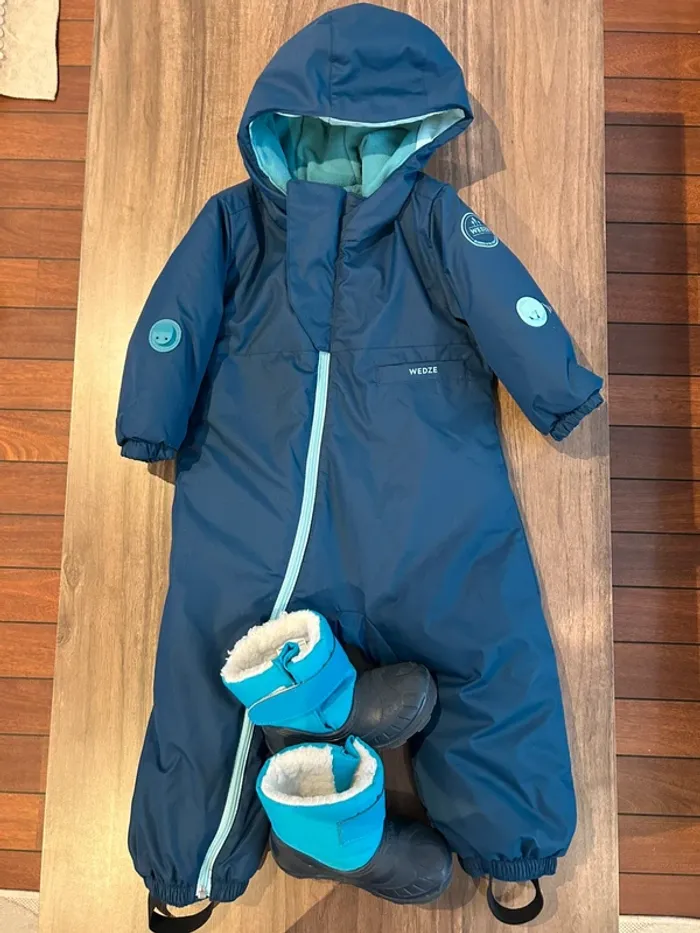 Ensemble combinaison ski 2 ans + après ski 24-25