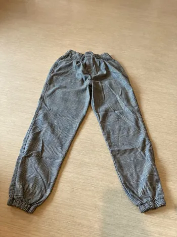 Pantalon imprimé à carreaux