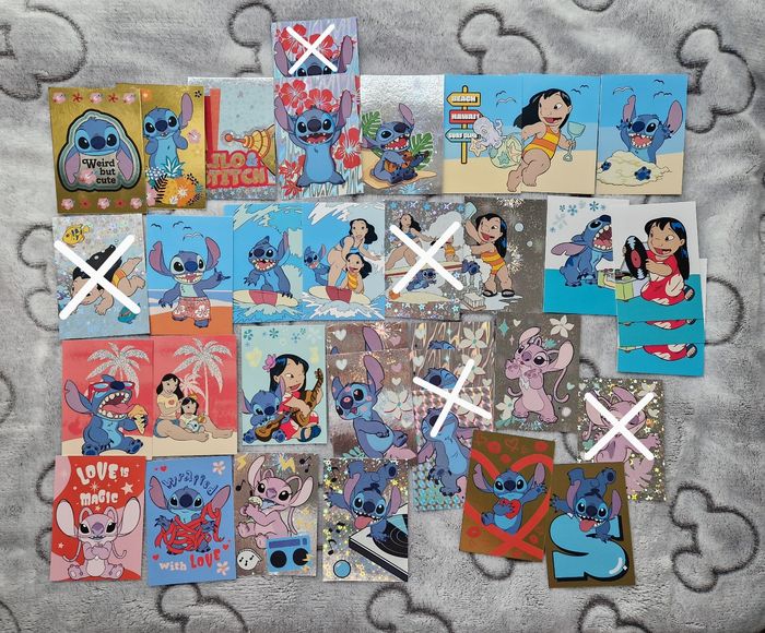 Lot cartes stitch