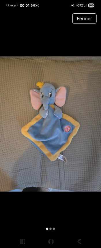Doudou disney dumbo