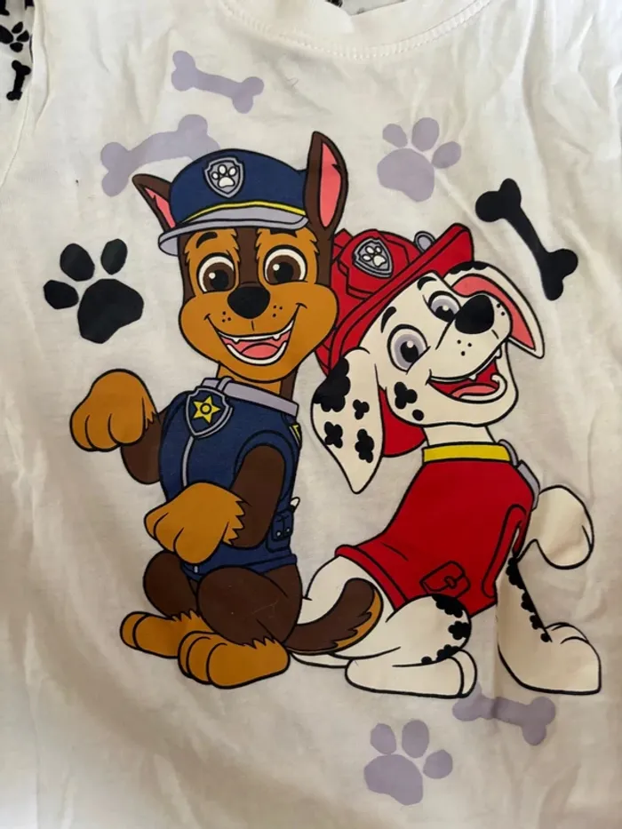 Pyjama 2 pièces pat patrouille 6 ans parfait état - photo numéro 5