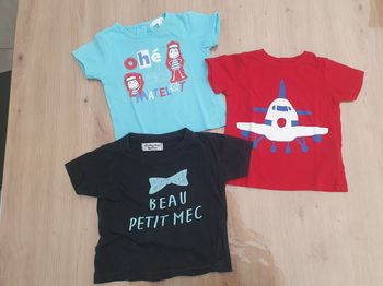 Lot 3 tee-shirts