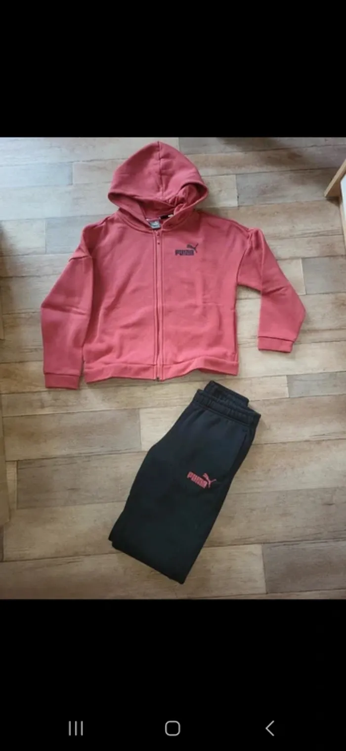 Survêtement puma corail noir