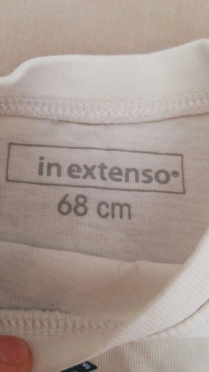 T shirt manche courte 6 mois girafe - photo numéro 3