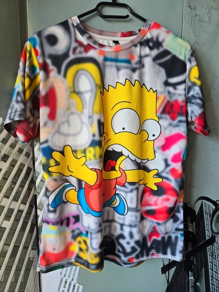 T-shirt Bart Simpson homme – Taille L