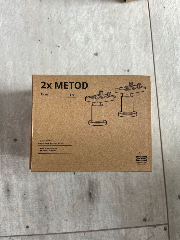 Lot de 4 pied metod IKEA - photo numéro 3