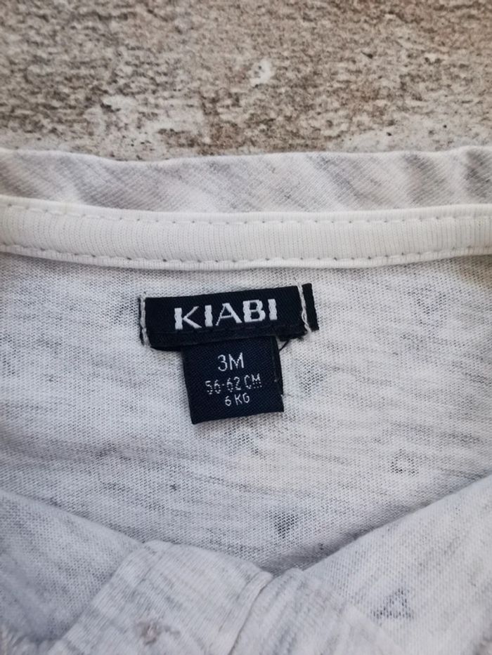 🌿Ensemble 3mois teeshirt et jean noir 3/6mois - photo numéro 6