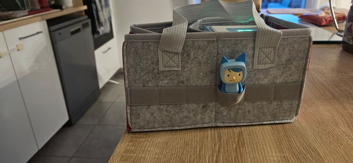 Sac de rangement pour tonies box neuf rouge - photo numéro 2