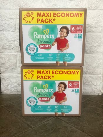 2 Packs Pampers Pants taille 6 