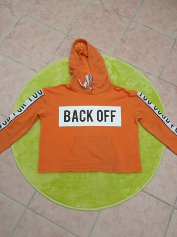 Sweat a capuche orange Jennyfer taille S