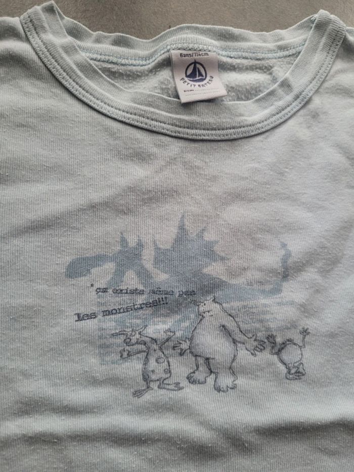 Garçon (taille 6 ans) : tee shirt Petit Bateau - photo numéro 2