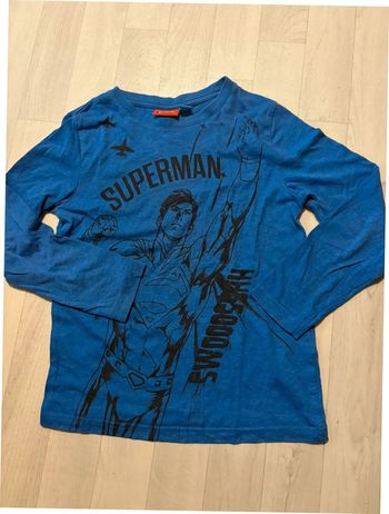 T-shirt 8 ans Spiderman bleu manches longues
