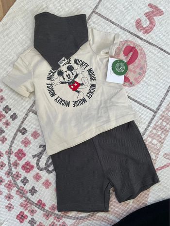 Ensemble ete 3 pièces mickey 18 mois