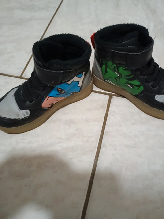 Chaussures lumineuses marvel - photo numéro 2