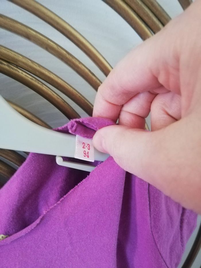 Tshirt manches courtes fille 2/3 ans - photo numéro 3