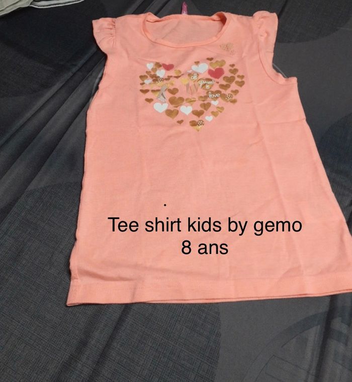Tee shirt kids by gemo 8 ans