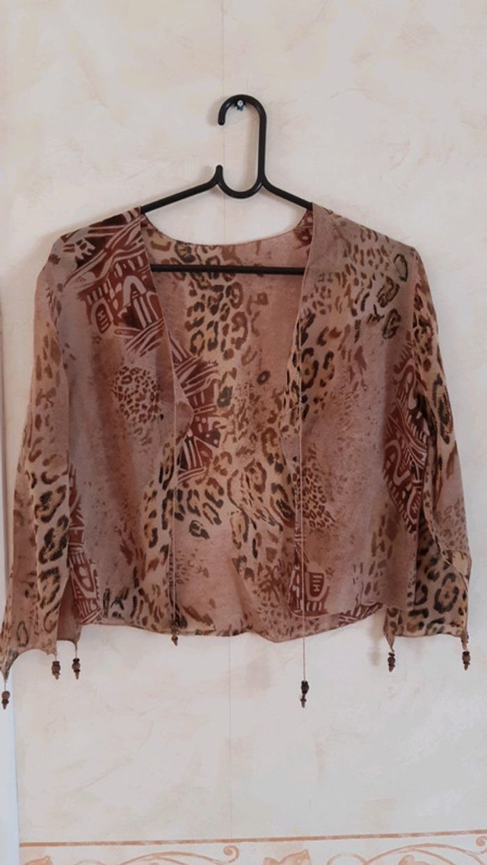 Robe cérémonie léopard taille 36/38 - photo numéro 2