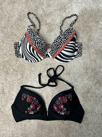 Lot de 2 hauts de maillot de bain Rougegorge