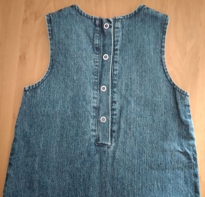 Robe sans manches en jeans 2 ans fille Kimbaloo - photo numéro 3