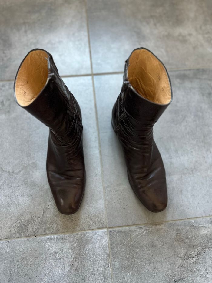 🌟 sublimes bottes cuir 44 luxe - photo numéro 3