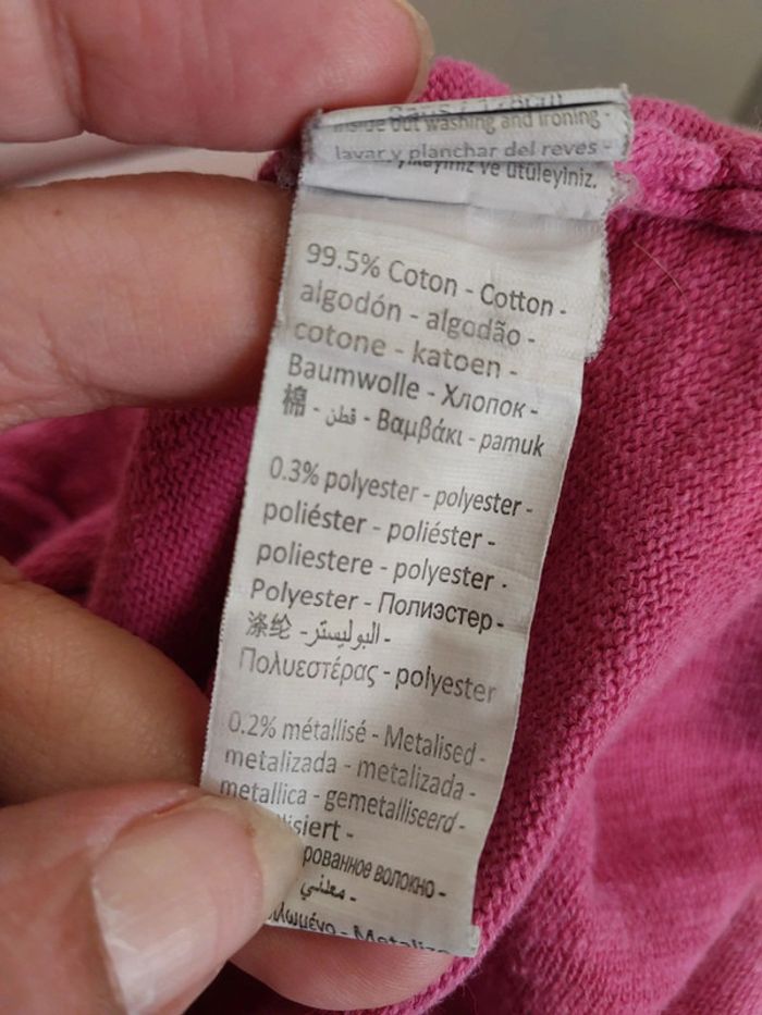 Gilet fin Orchestra – Fuchsia – Taille 8 ans - photo numéro 5