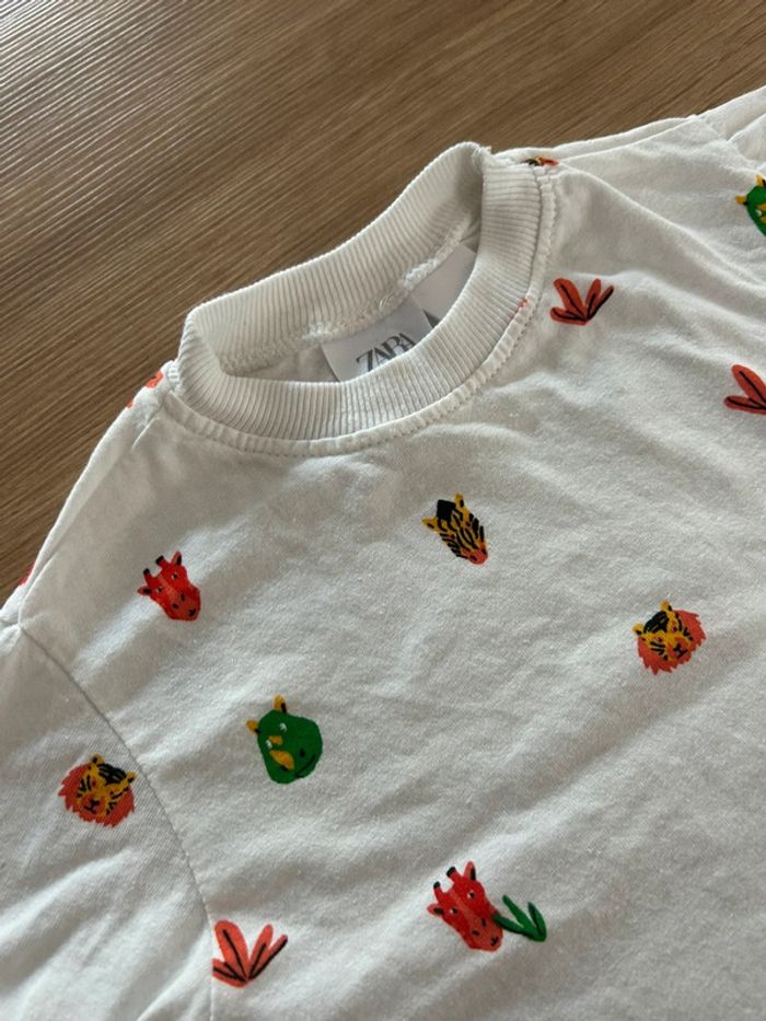 T shirt blanc Zara - photo numéro 3