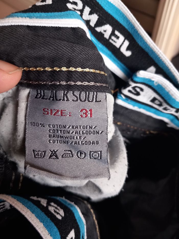Jeans gris T38/40 Black soul - photo numéro 9