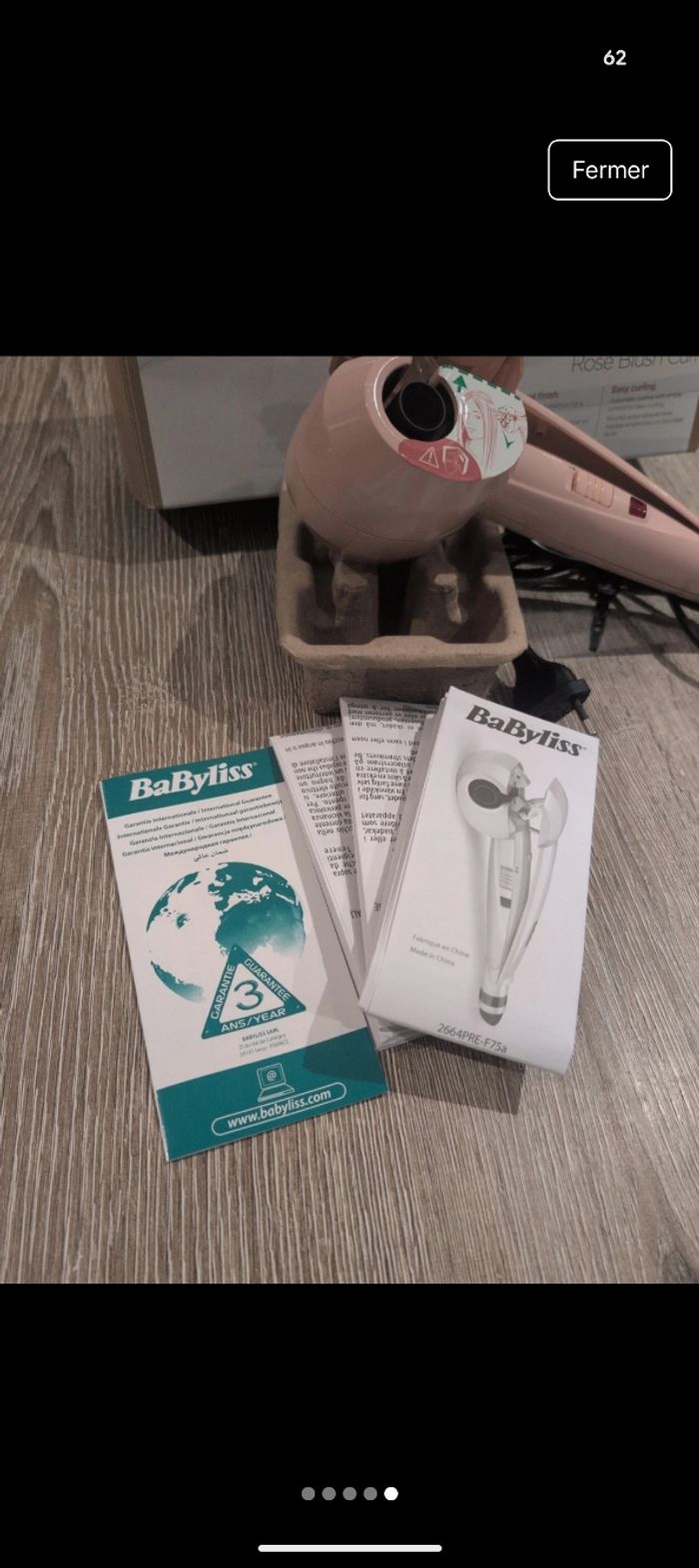 Rose blush curl secret Babyliss - photo numéro 5