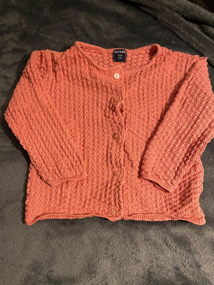 Gilet maille bébé 1an 12m Kiabi