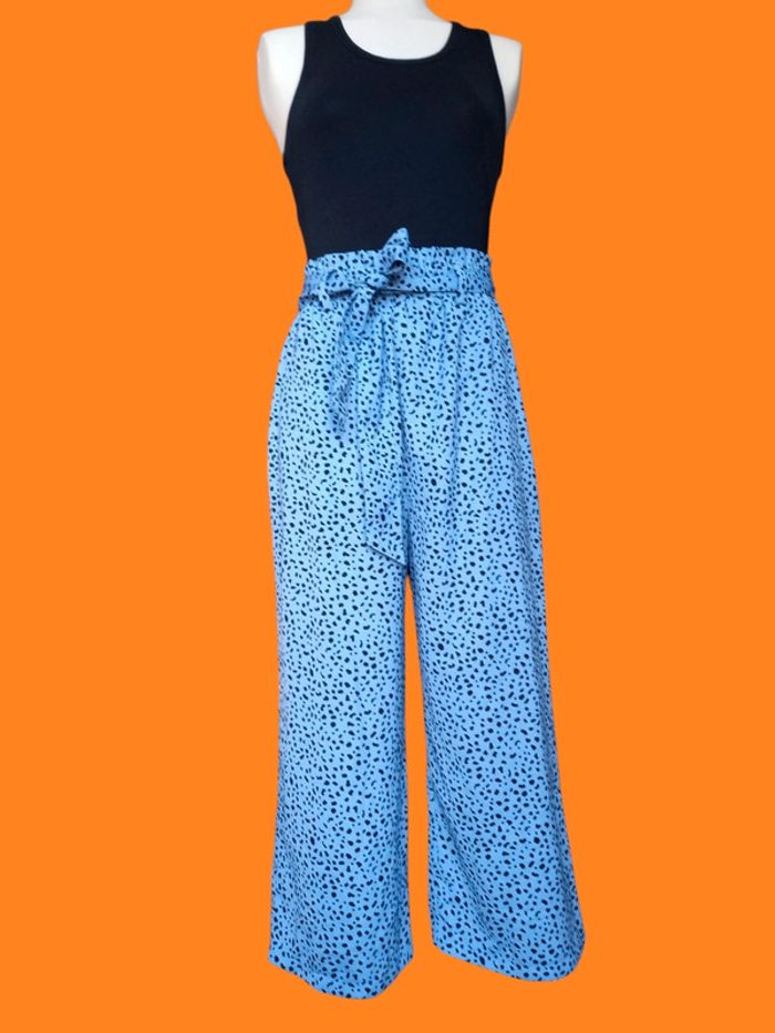 Pantalon fluide jambe large