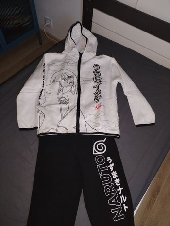 Ensemble veste zippée jogging Naruto 12 ans 