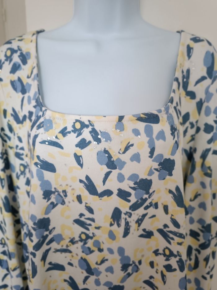 Blouse col carré taille XL - photo numéro 4